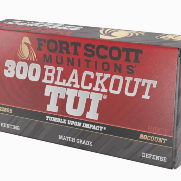 Fort Scott Munitions 300 Blackout Rifle Ammo - 115 gr | TUI | 20rd Box
