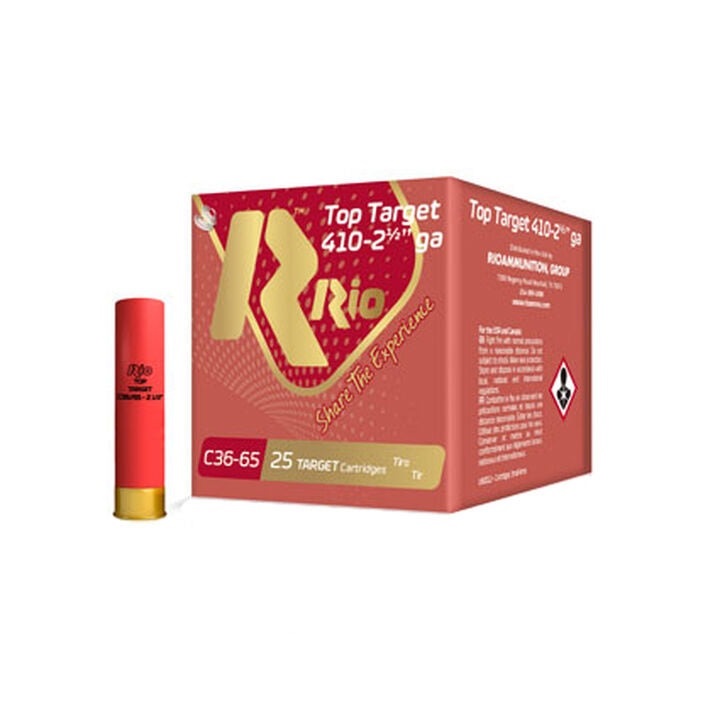 Rio TT410 .410ga 2.5 inch Shotgun Shells - #9 | 1/2 oz. | 1200 fps | 25rd Box