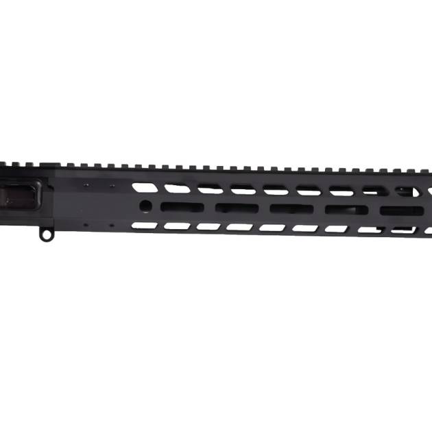 Wraithworks Billet Slick Side Aluminum Complete Upper Receiver - Black | .223 Wylde | 16" Barrel | 13.3" M-LOK Handguard