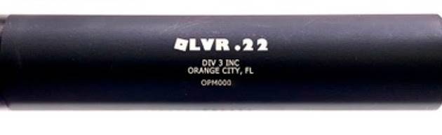 DIVISION 3 INC OLVR .22 SUPPRESSOR 22LR BLACK 1/2x28