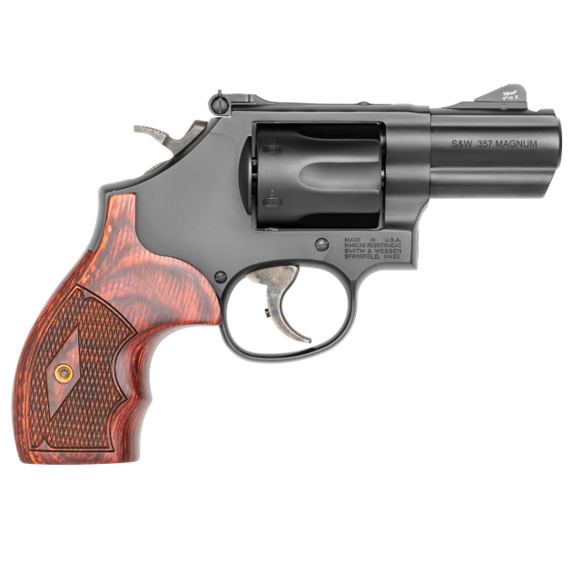 SMITH & WESSON PC MODEL 19 CARRY COMP, BLK 38SPL 2.5" 6RD DA/SA