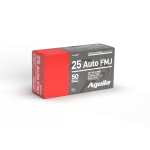 AGUILA 25 AUTO FMJ 50GR 50RD BOX 20 BXS PER CS