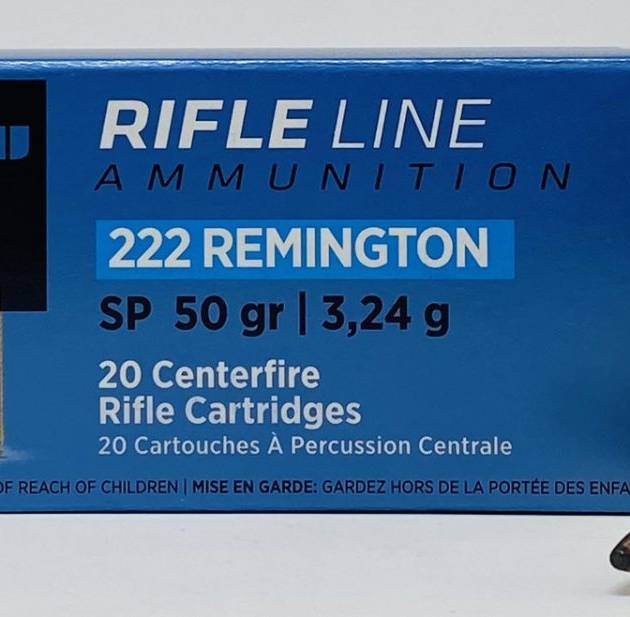 PPU 222 REM 50GR SP 20RD BOX 50 BOXES PER CASE