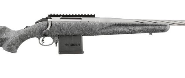 RUGER AMERICAN G2 204 RUGER RFL 20" SPIRAL FLUTD, GRAY SPLATTER 10RD