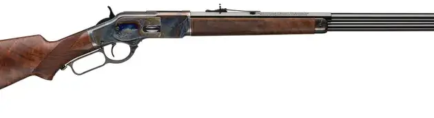 WRA M73 DLX 1/2 OCT CH LEVER RIFLE, 24",S,357/38 GRD V/VI WOOD