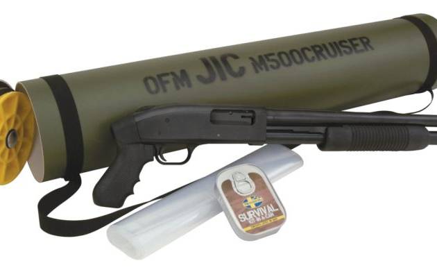 MOSSBERG 500 JIC PISTOL GRP, 12G 18.5" 5RD BLK, KIT IN A CAN