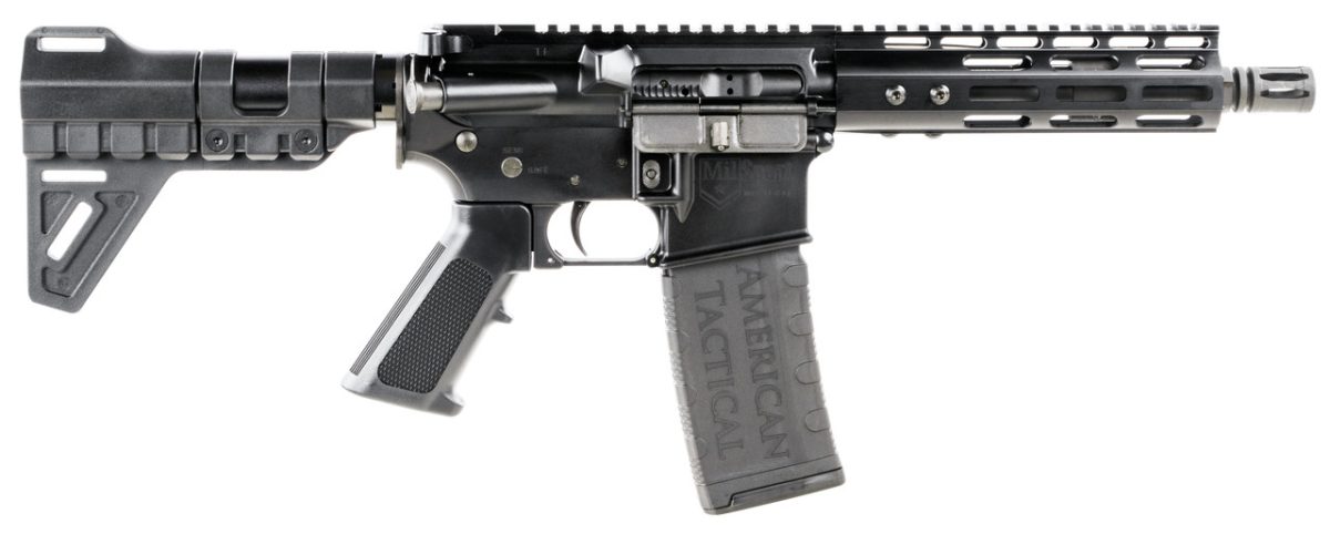 ATI ATIG15MS556ML7BL Milsport HGA AR Pistol 5.56 NATO 7.5" 30+1 Black With Brace