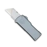 COBRATEC OTF UTILITY KNIFE GRAY 3.2OZ 3.375" HANDLE