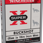 WINCHESTER 410GA 3" 000 BCKSHT 3PLT 5RD BX 250RD CASE