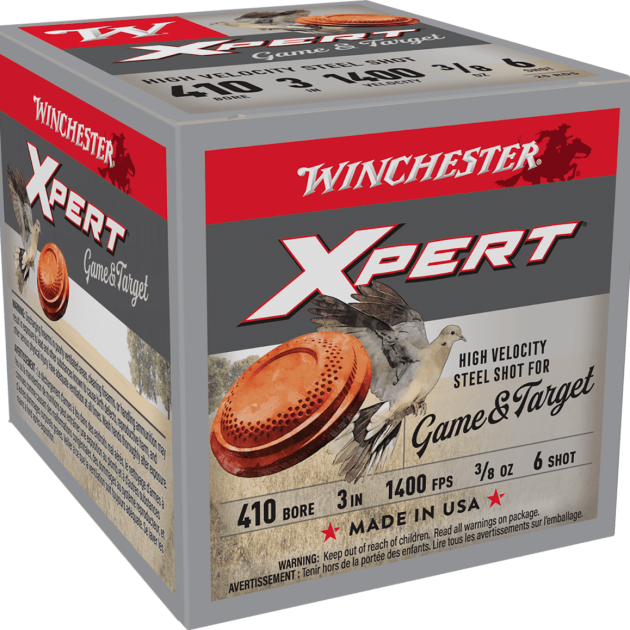 WINCHESTER XPERT STEEL HV 410G 3/8OZ #6 SHT 25RD BX 250RD CASE