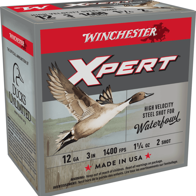 WINCHESTER XPERT STEEL SHOT 12GA 3" 1 1/4OZ #2 SHOT 25RD BOX 250RD CASE