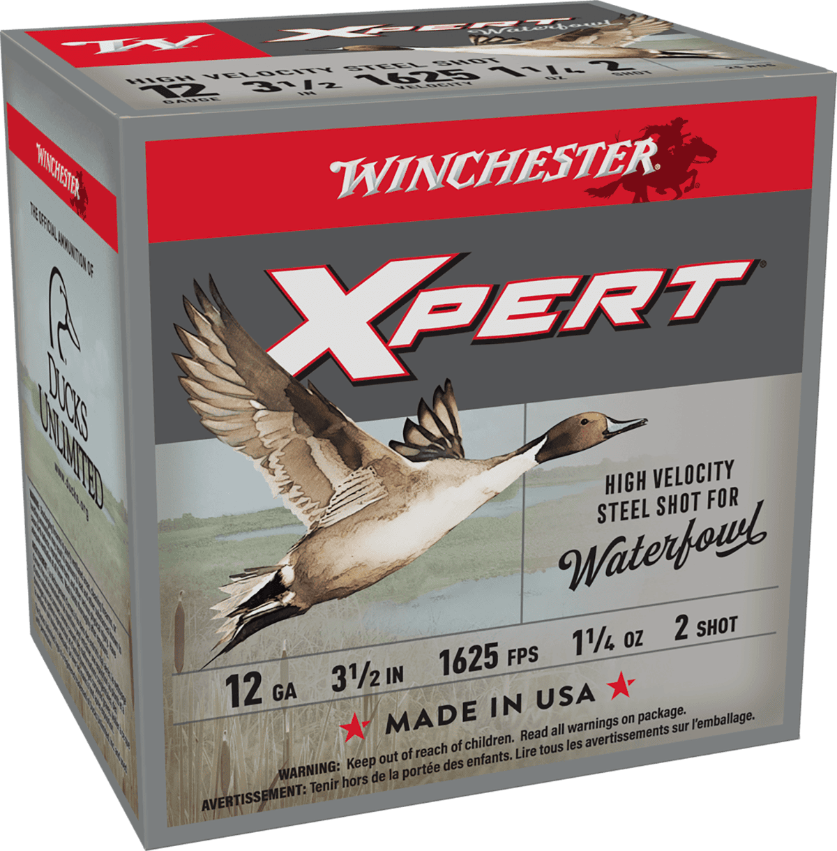 WINCHESTER XPRT STL 12G 3.5" #2 HV WTRFWL 1-1/4OZ 25/250