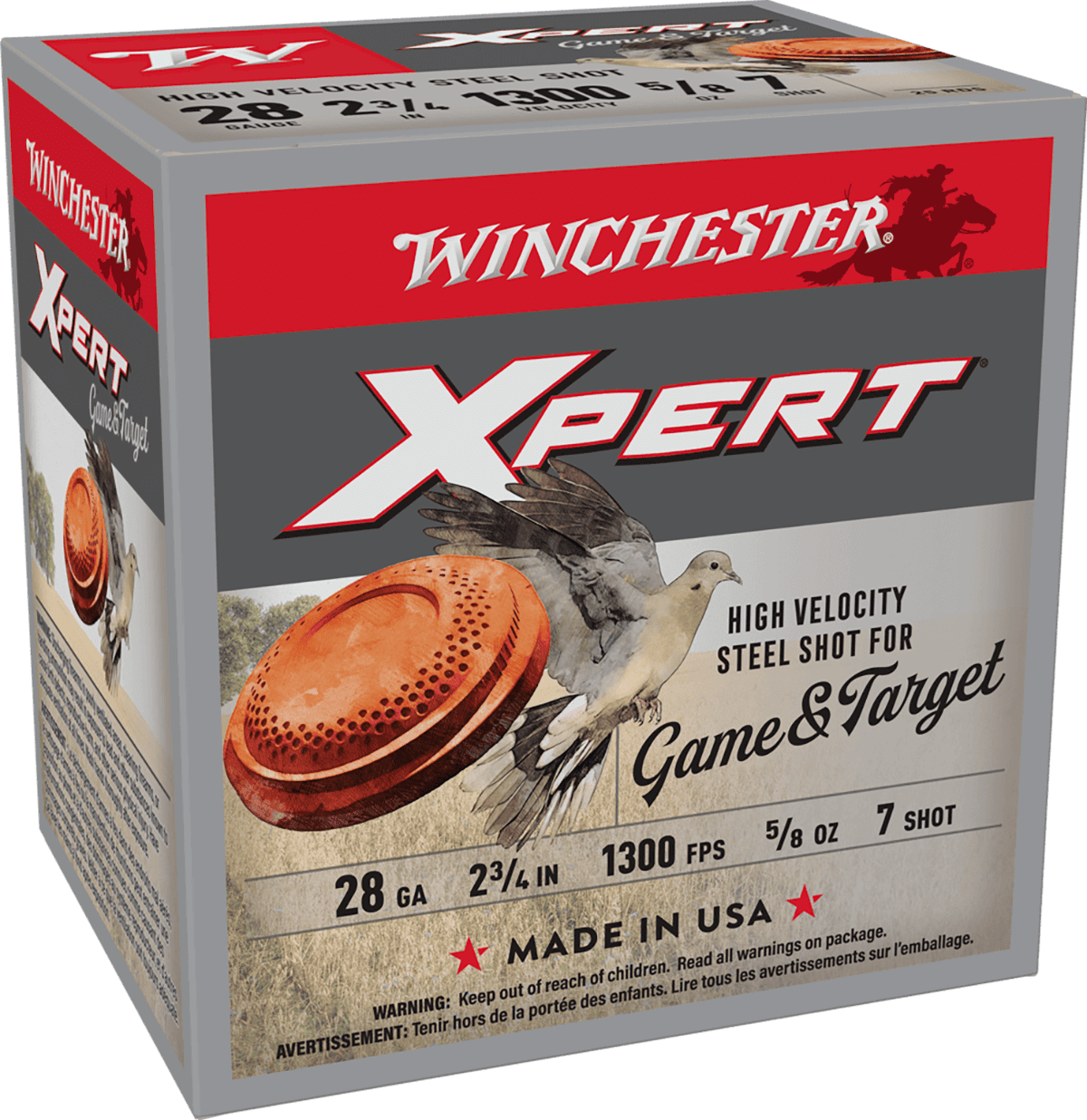 WINCHESTER XPRT STEEL 28G 2-3/4"#7 SHT 5/8OZ 25/250RDS