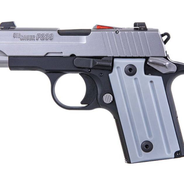 SIG SAUER P238 380ACP PSTL 2 TONE BLK/STS 1-6RD MAG CA COMPLIANT