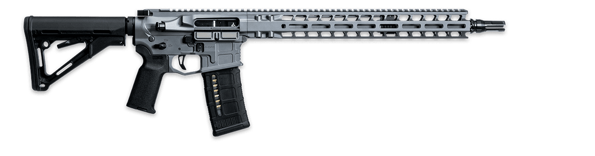 Radian Weapons Model 1 .223 Wylde rifle with 16-inch barrel and Radian Gray finish