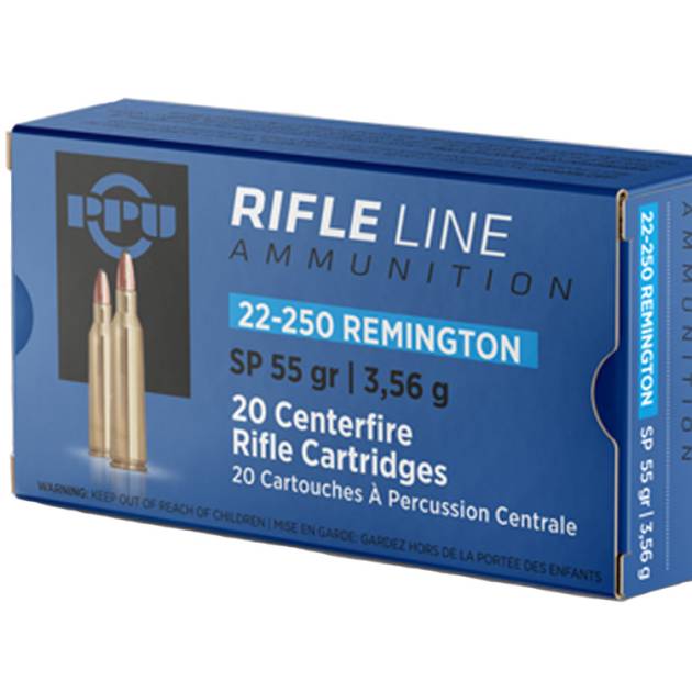 PPU 22 250 REM SP 55GR 20RD BOX 10 BOXES PER CASE