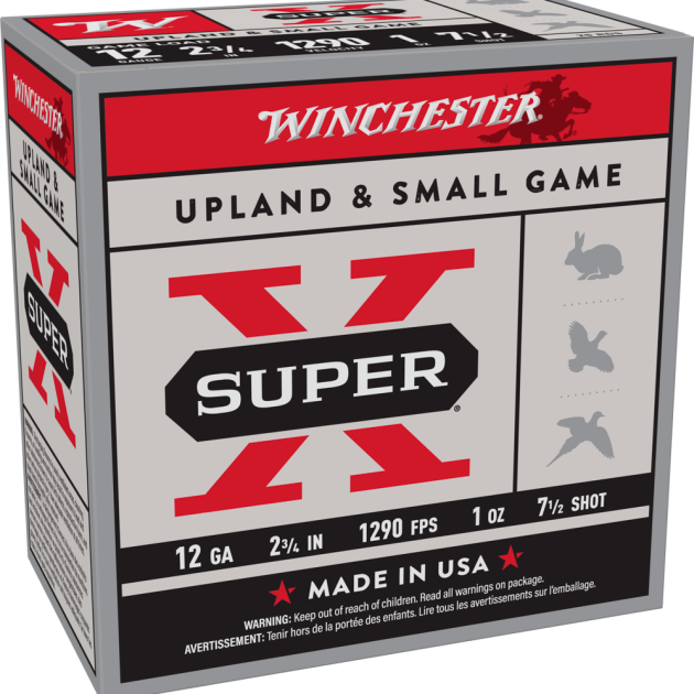 WINCHESTER SUPER X 12GA 2-3/4" 1OZ #7.5 25RDS UPLAND/SMALL GAME
