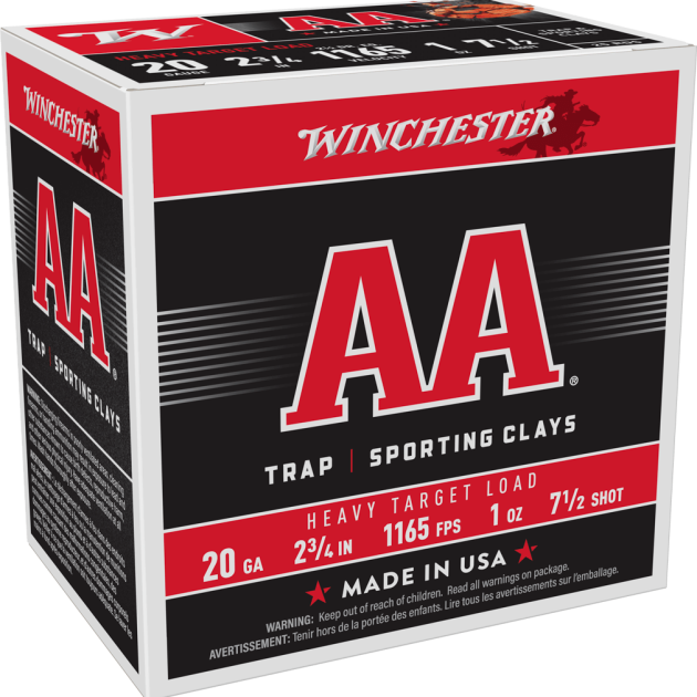 WINCHESTER AA HNDCP 20 23/4 1OZ 7.5