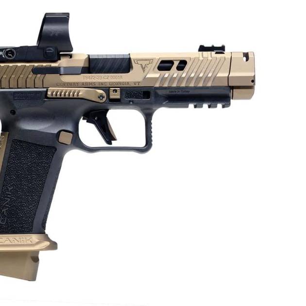 CANIK TTI COMBAT W/MECANIC OPTIC 9MM PISTL 4.74" 2-18RD