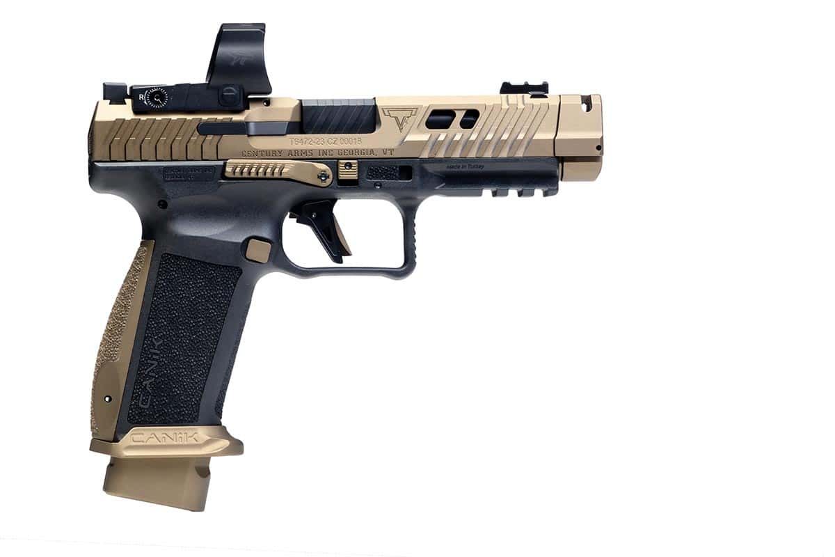 CANIK TTI COMBAT W/MECANIC OPTIC 9MM PISTL 4.74" 2-18RD