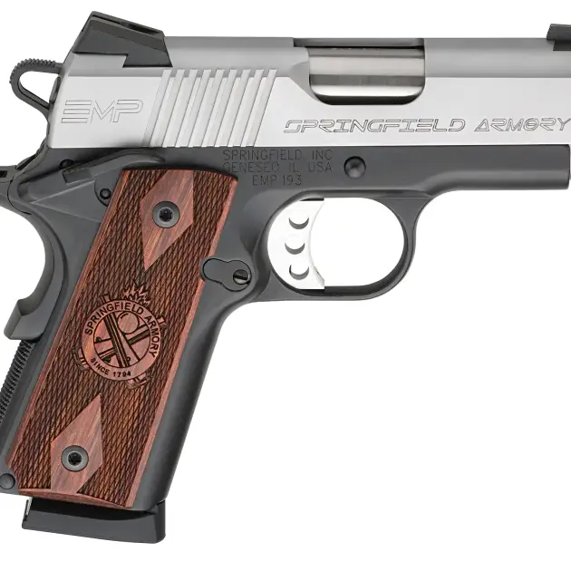 SPRINGFIELD ARMORY 1911 EMP COMPACT LW 3"BBL  9MM STS 3-9RD MAGS