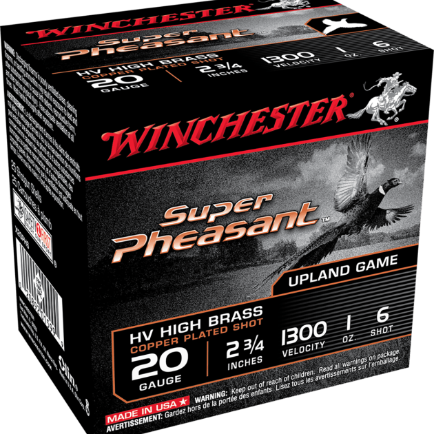 WINCHESTER SUPER PHEASANT 20GA 2.75" 1OZ #6 25RDS COPPR PLTD