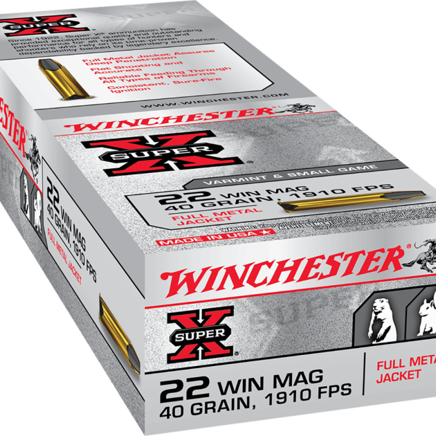 WINCHESTER SUPER-X HV 22WM 40GR FMJ