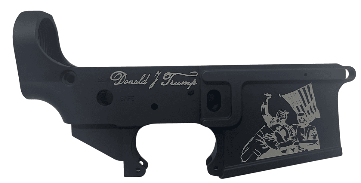 Menke Industry AR-15 billet lower receiver in black
