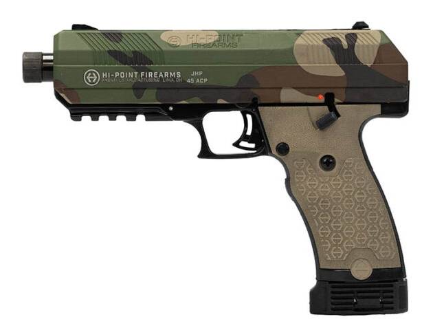 HIPOINT JXP 10MM PISTOL M81 CAMO 5.2" THRD BARREL 10RD MAGAZINE