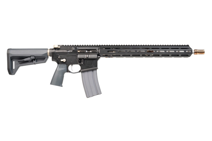 Q LLC Sugar Weasel 5.56 NATO rifle with 16-inch black barrel and M-LOK handguard