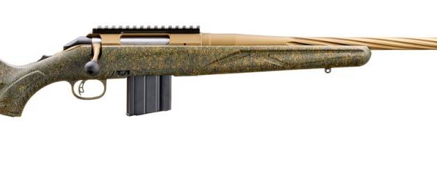 RUGER AMERICAN G2 PRED RFL 6.5 GRENDEL 22" T.B. SPIRAL BBL, GRN SPLTR,BRNT BRNZ 10RD