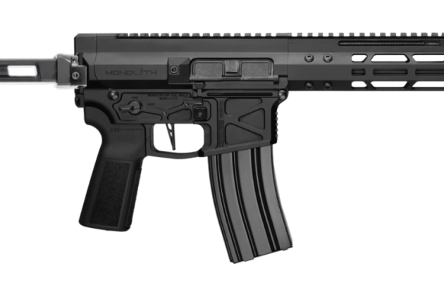 GLOBAL ORDNANCE MONOLITH 12.5" PSTL W/SBT FS1913 BRC 5.56 KEYMOD / 1913 RAIL/BLK