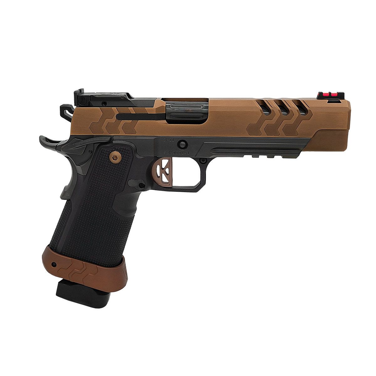 KIMBER 2K11 TARGET O.R. 9MM PISTOL 5" COYOTE PVD FINISH, GT TRIGGER, 1-17RD, 2-20RD MAGS