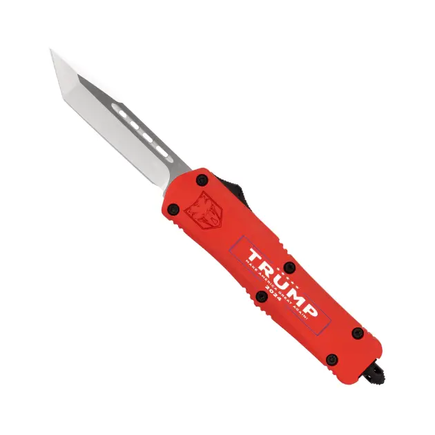 COBRATEC KNIVES MEDIUM FS-3 TRUMP 2024 RED TANTO NON SERRATED