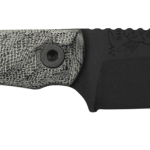 HALF FACE BLADES CAVNER JR 3.5" BLADE, 7.5"OA, S45VN ARMOR BLK, GRY MICARTA GRIP