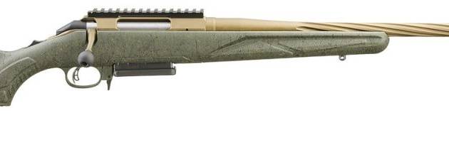 RUGER AMERICAN G2 PRED RFL 7MM PRC 22" T.B. SPIRAL BBL, GRN SPLTR,BRNT BRNZ 3RD