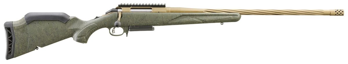 Ruger American Gen II Predator 7mm PRC rifle with 22-inch bronze barrel and green stock