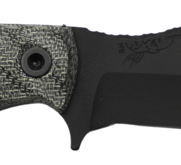 HALF FACE BLADES TOSAHWI 4" BLADE, 8.1"OA, CPM S45VN STEEL, ARMORY BLK, GRAY MICARTA GRIP