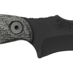 HALF FACE BLADES EXTREMIS 3.5" BLADE, 7.5"OA, S45VN STEEL, ARMOR BLK, GRAY MICARTA GRIP