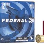 FEDERAL 12GA 2-3/4" 3-1/4DE 1-1/8OZ 4 25 RD/BX 10 BX/CS