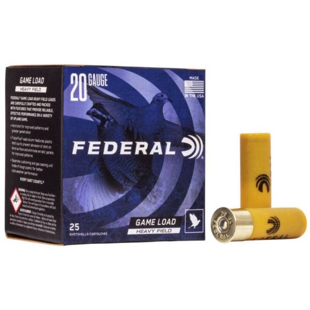 FEDERAL 20GA 2-3/4" 2-1/2DE 1OZ 7.5 25 RD/BX 10 BX/CS