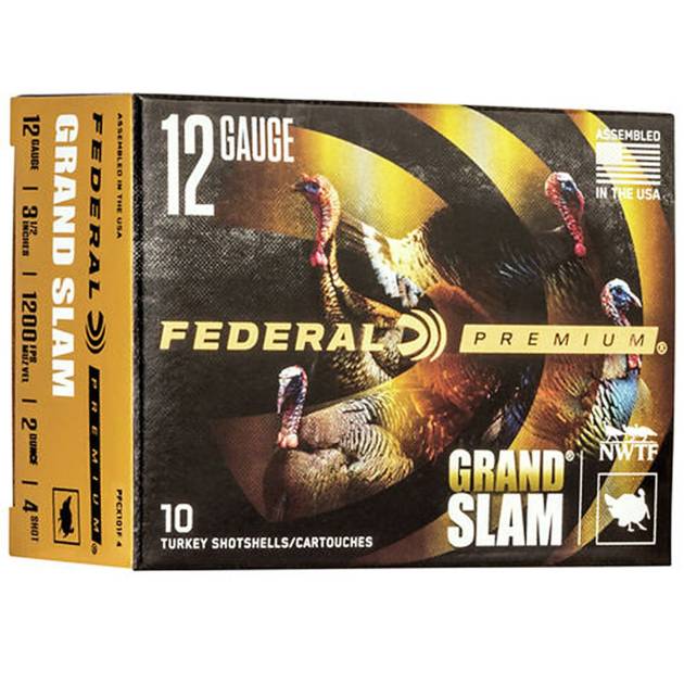 FEDERAL 12GA 3-1/2" MAX. 2 OZ 4 10 RD/BX 5 BX/CS