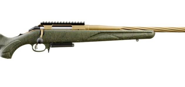 RUGER AMERICAN G2 PRED RFL 7MM-08REM 22" T.B. SPIRAL BBL, GRN SPLTR,BRNT BRNZ 3RD