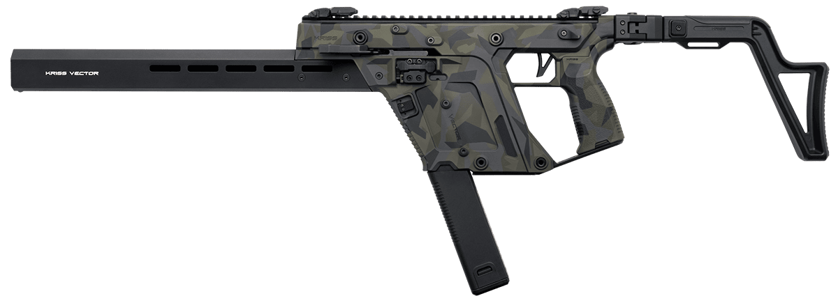 Kriss TDI Vector CRB Gen3 .45 ACP rifle with 16-inch barrel and folding stock