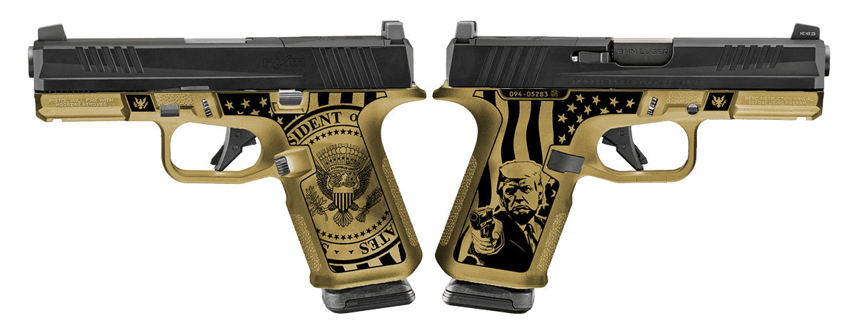 RUGER RXM 9MM PISTOL DON WICK 4" BBL O.R. 2-15RD MAGS - ORION EXCLUSIVE