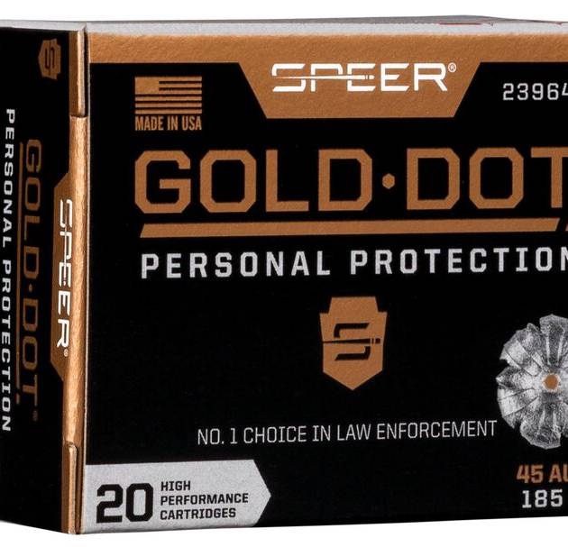 SPEER GOLD DOT 45ACP 185GR GDHP