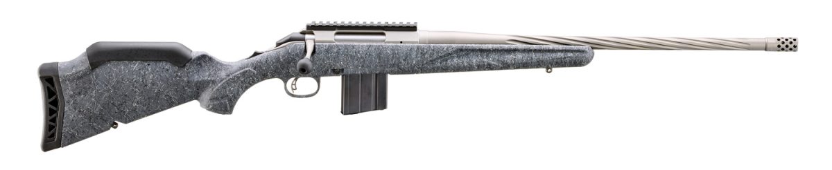 RUGER AMERICAN G2 22 ARC 20" SPIRAL FLTD T.B. GRY SPLTR 10RD