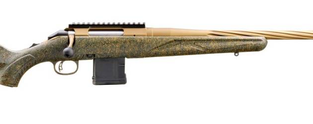 RUGER AMERICAN G2 PRED RFL 223REM 22" T.B. SPIRAL BBL, GRN SPLTR,BRNT BRNZ 10RD