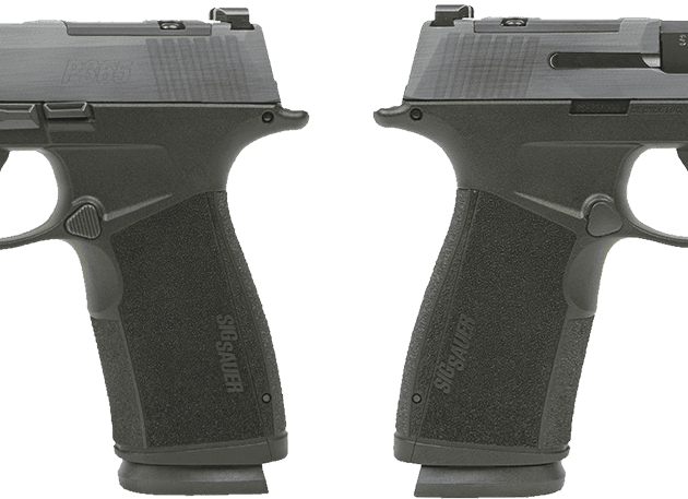 SIG SAUER P365 X-MACRO 9MM PSTL 3.7" CRUSHED SILVER BATTLEWORN 2-17RD MAGAZINES