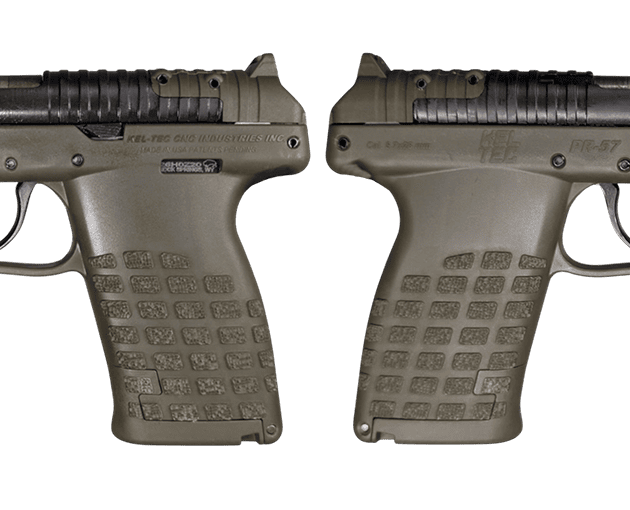 KELTEC PR57 5.7X28 PISTOL 4.64"BBL OPTIC READY, OD GRN, 20+1, 2-STRIPPER CLIPS